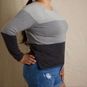 Jeanne Pierre L Striped Sweater